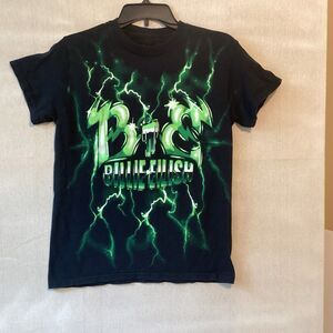 Billie eilish graphic t shirt green lightning black small official merch